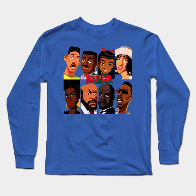 bel air the fresh prince Long Sleeve T-Shirt by gokilshop